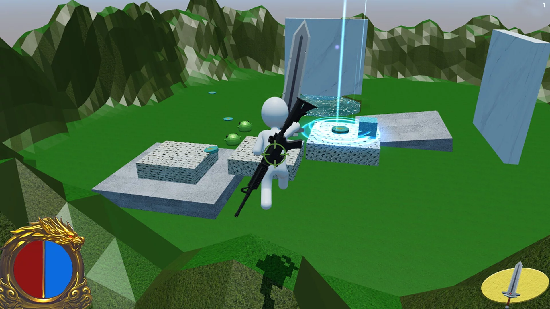 Изображение игры: Third-Person Shooter and Platform Jumping and Level-based Adventure