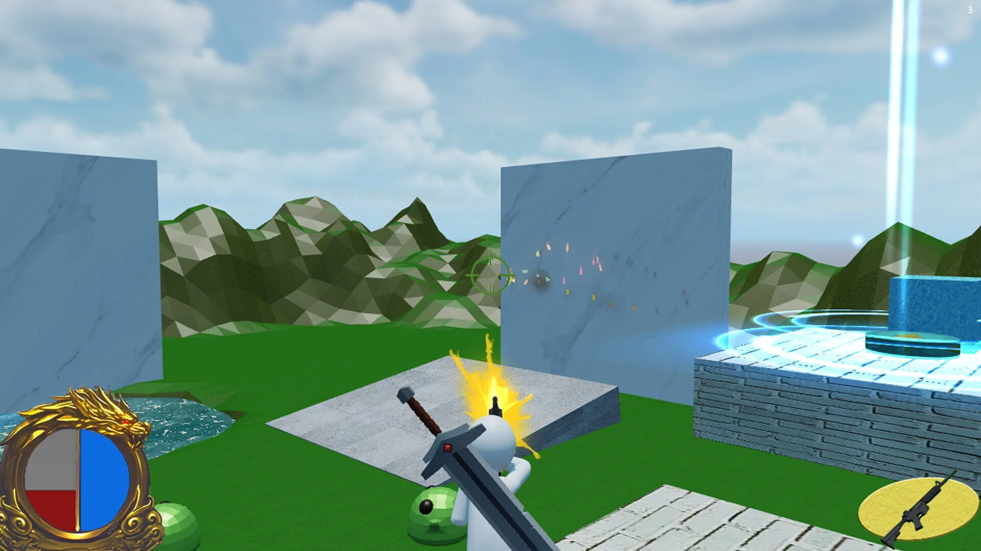 Изображение игры: Third-Person Shooter and Platform Jumping and Level-based Adventure