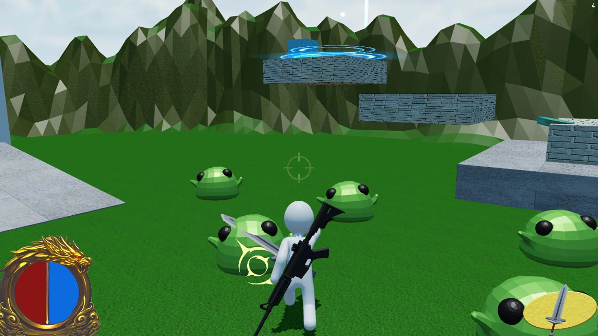 Изображение игры: Third-Person Shooter and Platform Jumping and Level-based Adventure