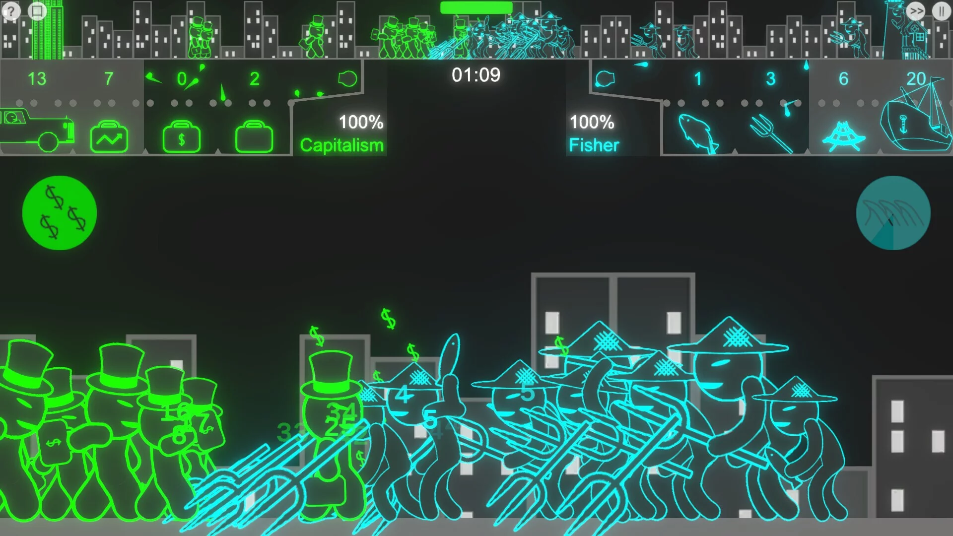 Изображение игры: Neon Warfield