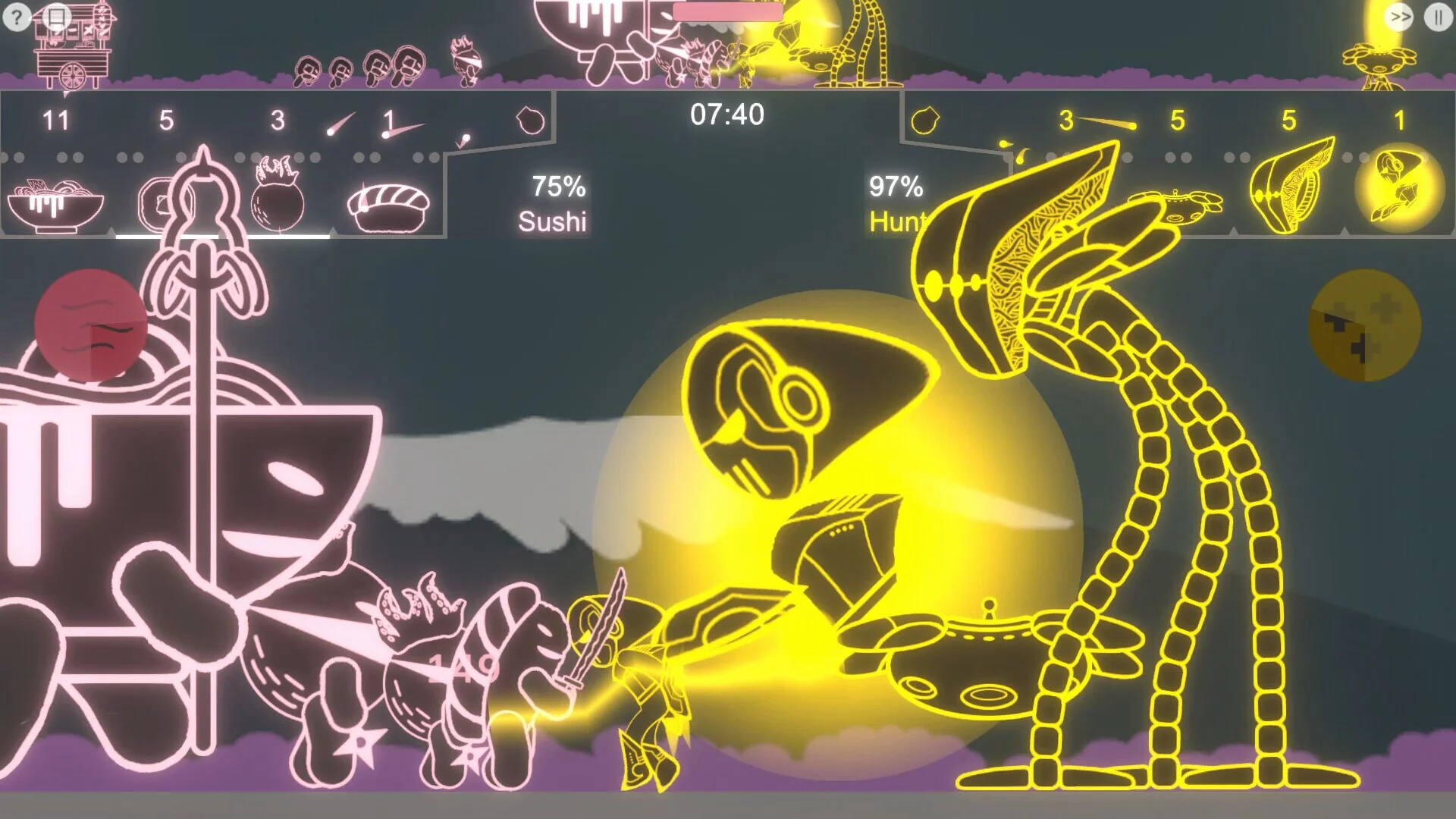 Изображение игры: Neon Warfield