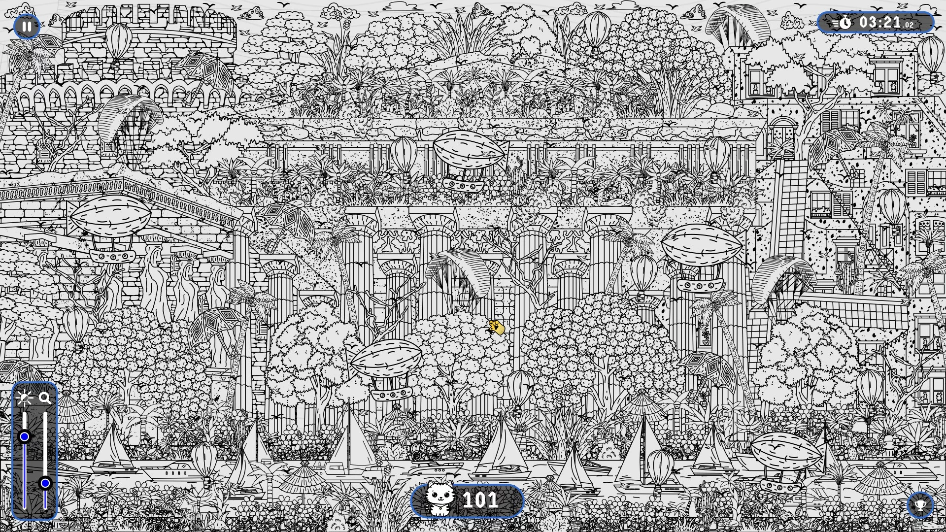 Изображение игры: 101 Cats Hidden in Greece
