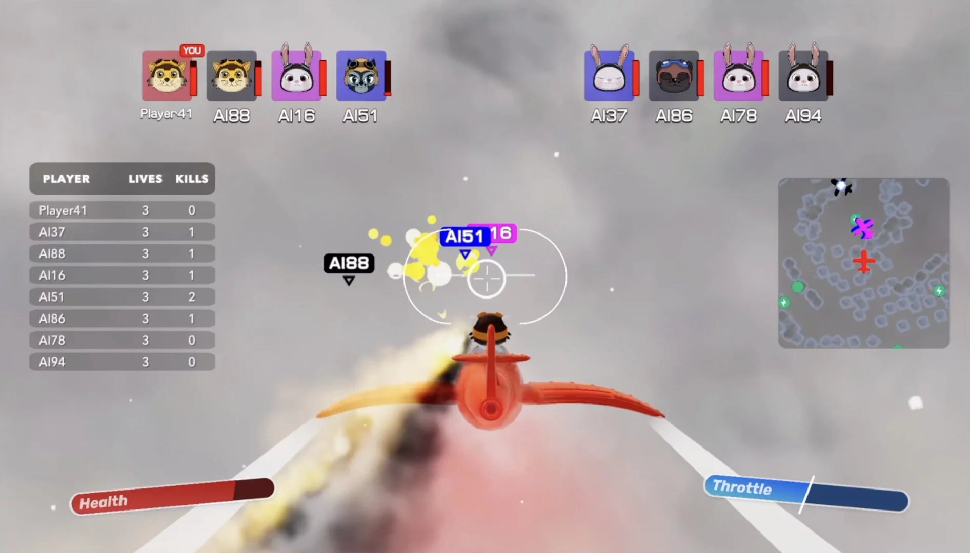 Изображение игры: Super Cloud Fight