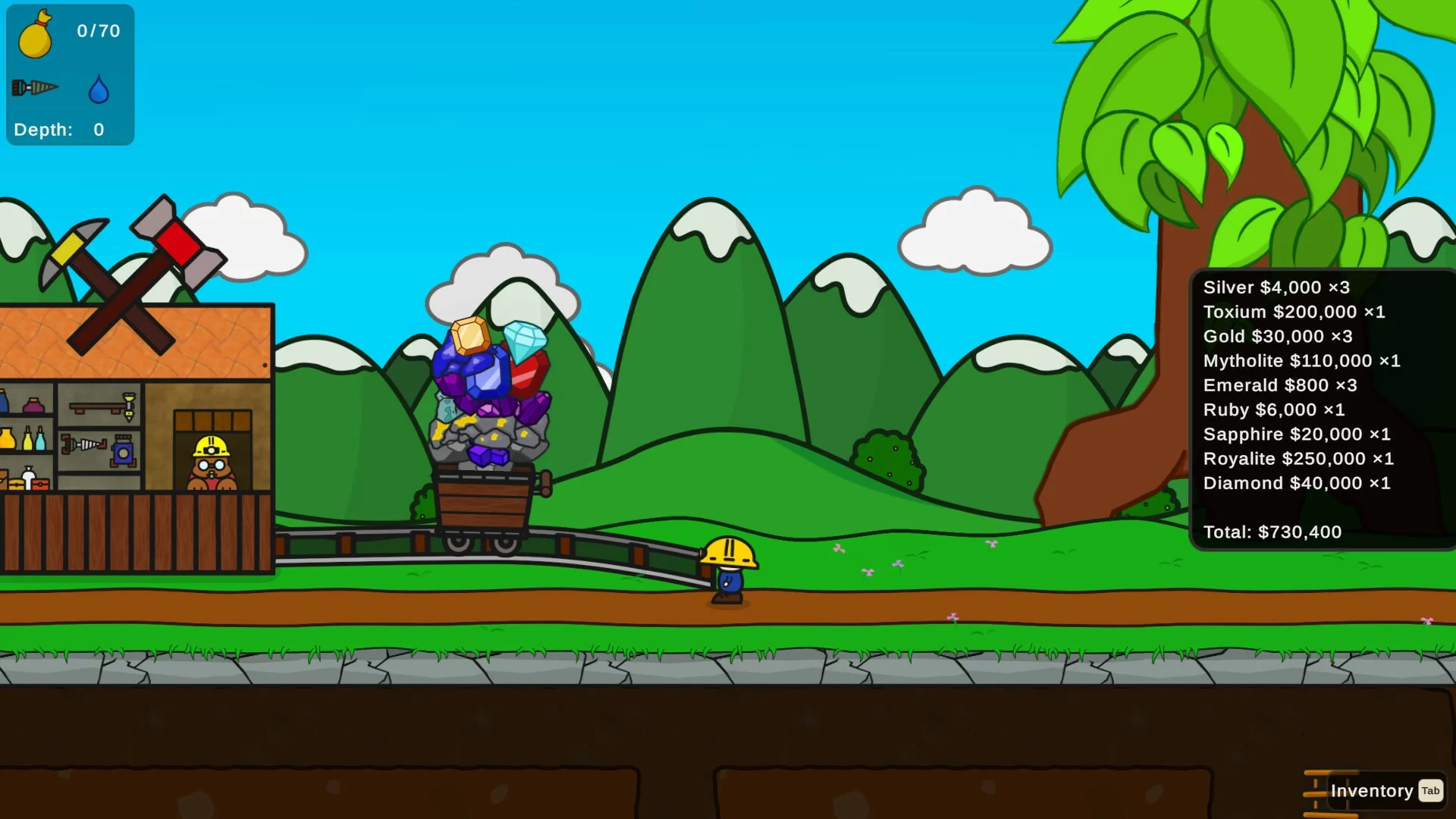 Изображение игры: Miner: Dig Deep