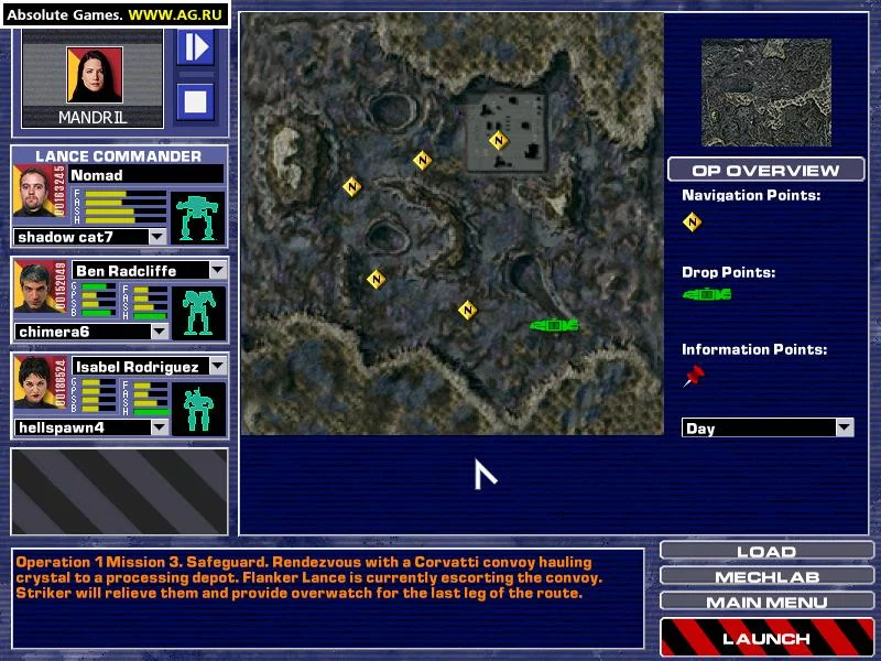 Изображение игры: MechWarrior 4: Black Knight
