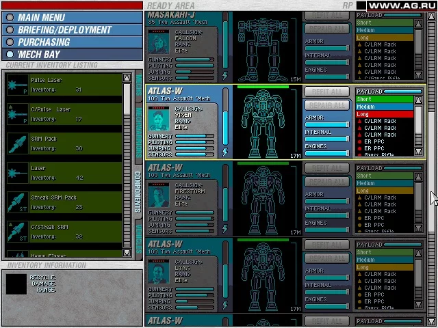 Изображение игры: MechCommander