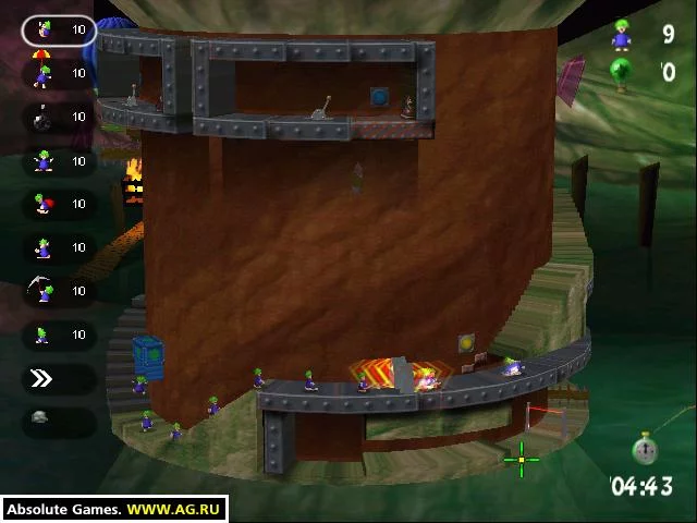Изображение игры: Lemmings Revolution