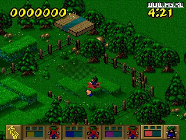 Изображение игры: Lemmings Paintball