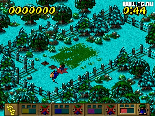 Изображение игры: Lemmings Paintball