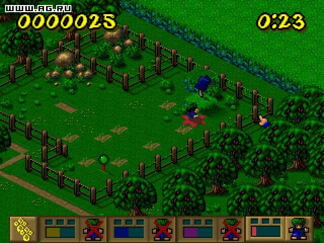 Изображение игры: Lemmings Paintball
