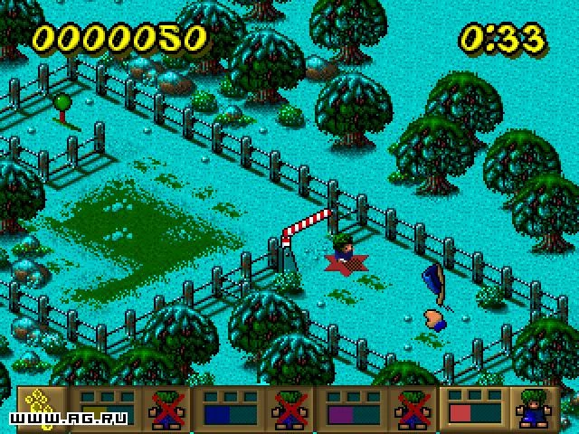 Изображение игры: Lemmings Paintball