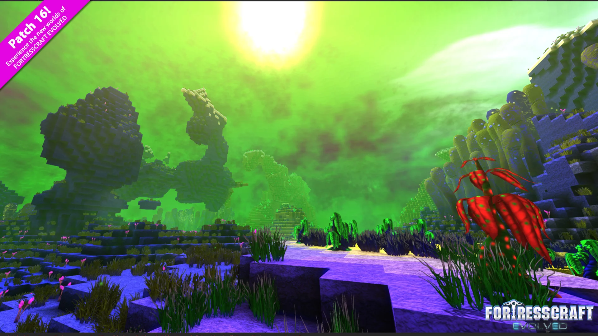 Изображение игры: FortressCraft Evolved!