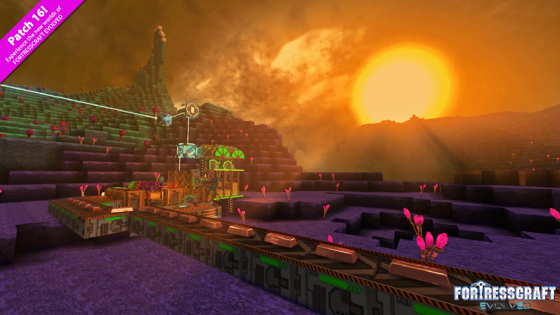 Изображение игры: FortressCraft Evolved!
