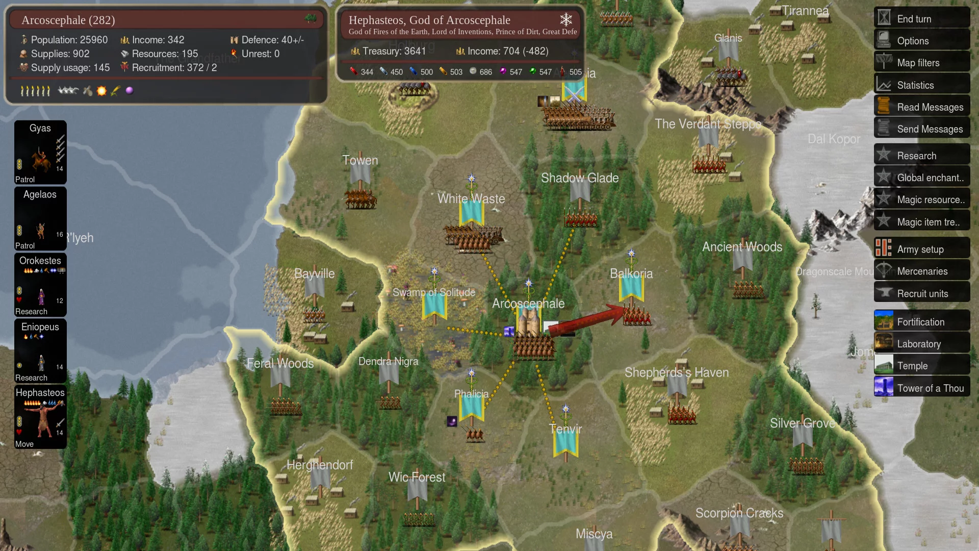 Изображение игры: Dominions 5 - Warriors of the Faith