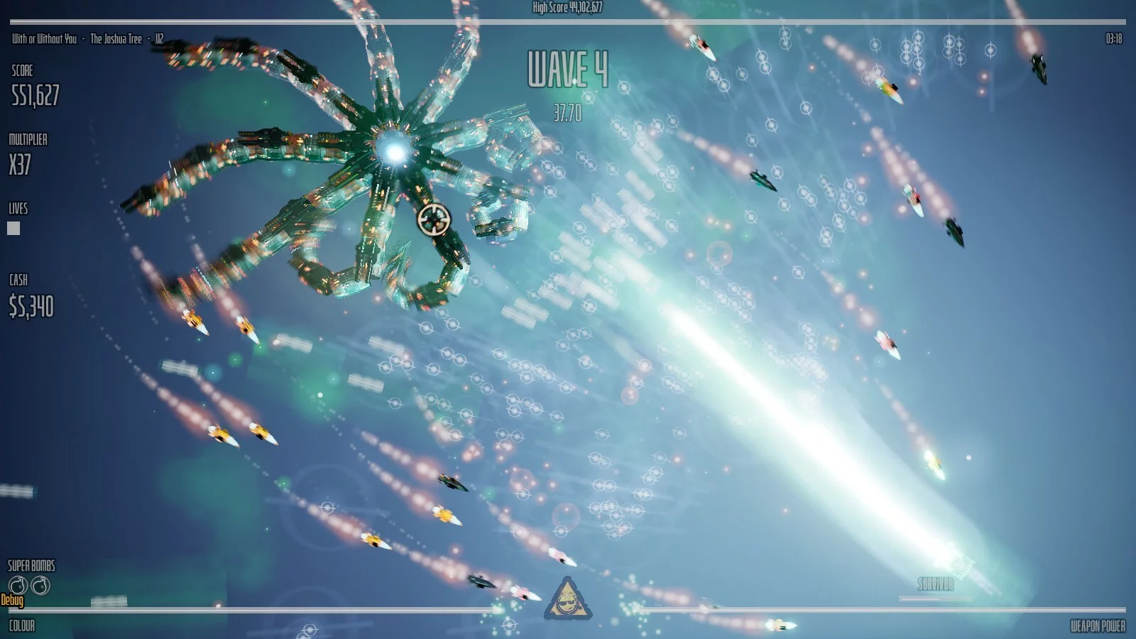 Изображение игры: Beat Hazard 3