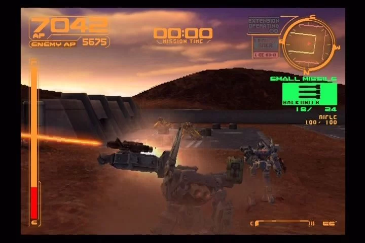 Изображение игры: Armored Core 2
