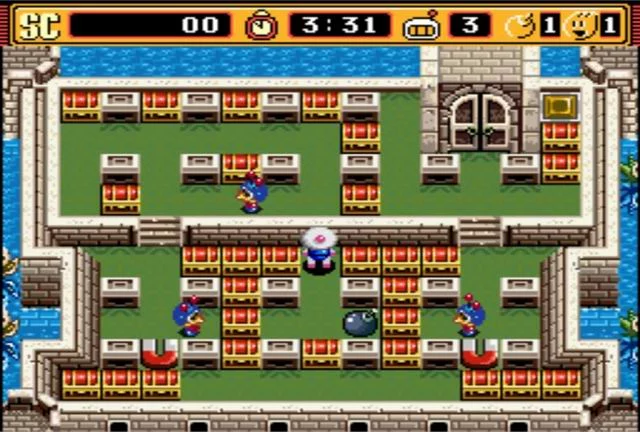 Изображение игры: Super Bomberman 2