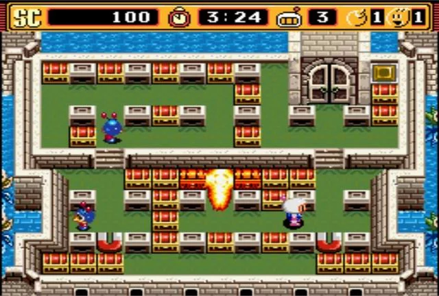 Изображение игры: Super Bomberman 2