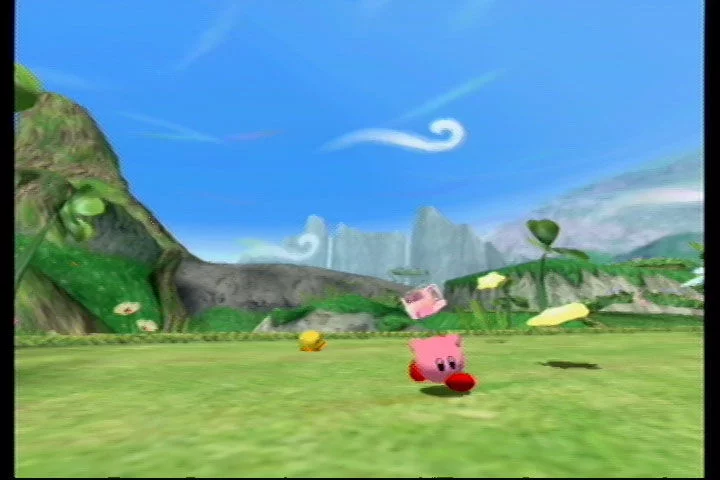 Изображение игры: Kirby Air Ride