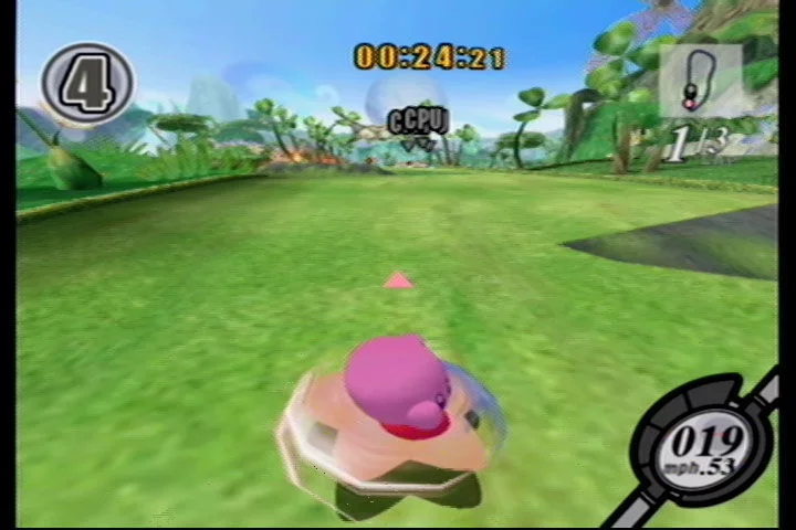 Изображение игры: Kirby Air Ride