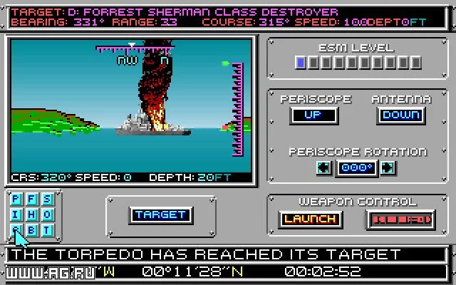 Изображение игры: 688 Attack Sub