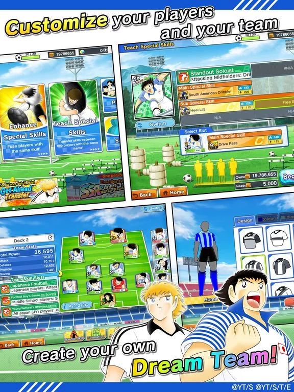 Изображение игры: Captain Tsubasa: Dream Team