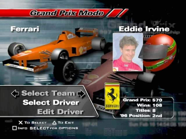 Изображение игры: Formula 1 '97