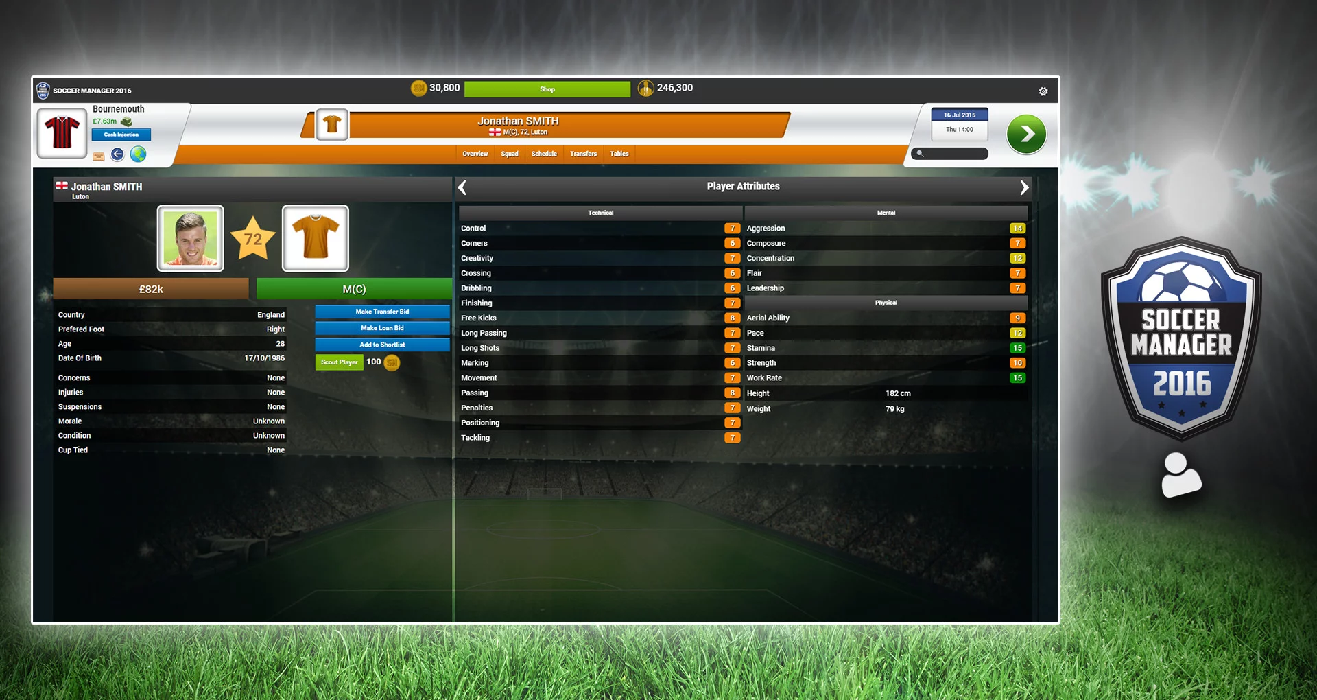 Изображение игры: Soccer Manager