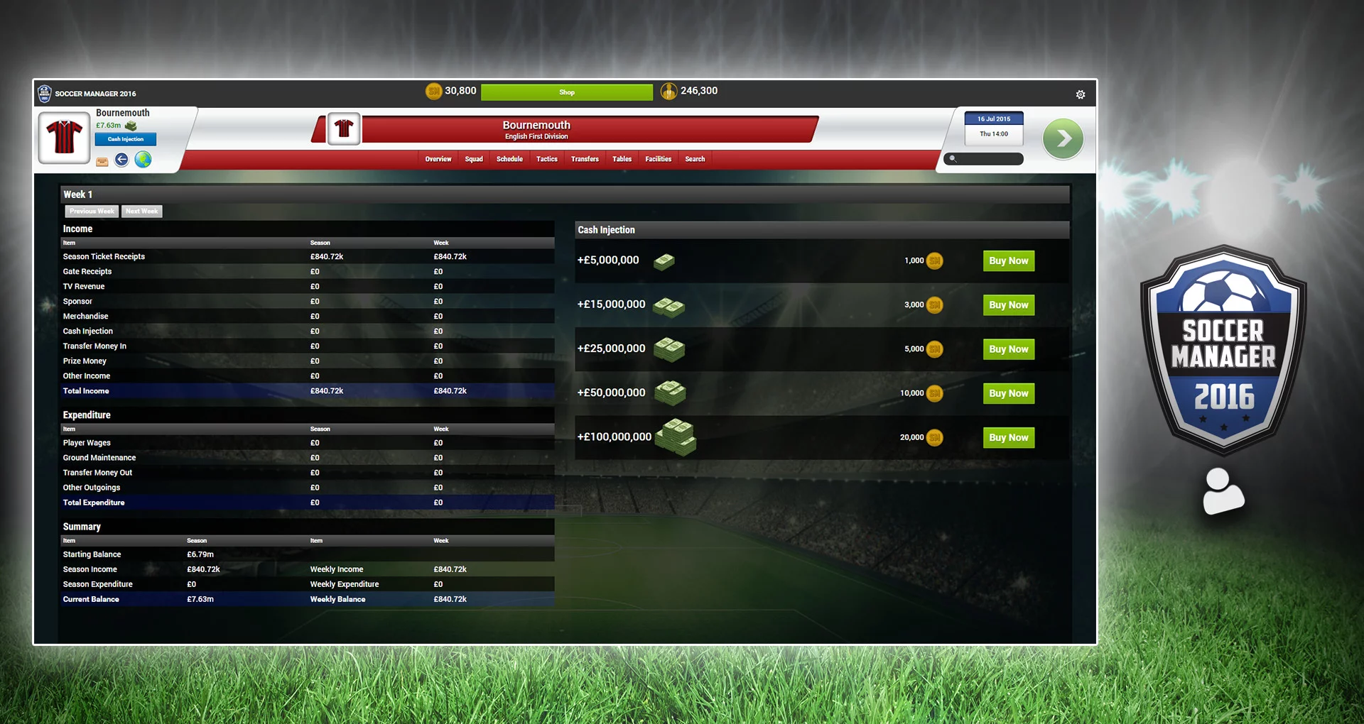 Изображение игры: Soccer Manager