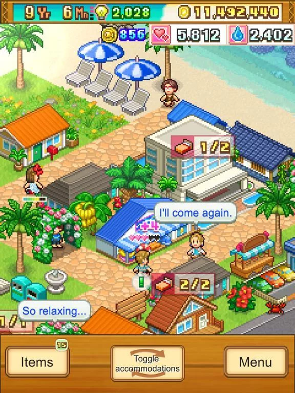 Изображение игры: Tropical Resort Story