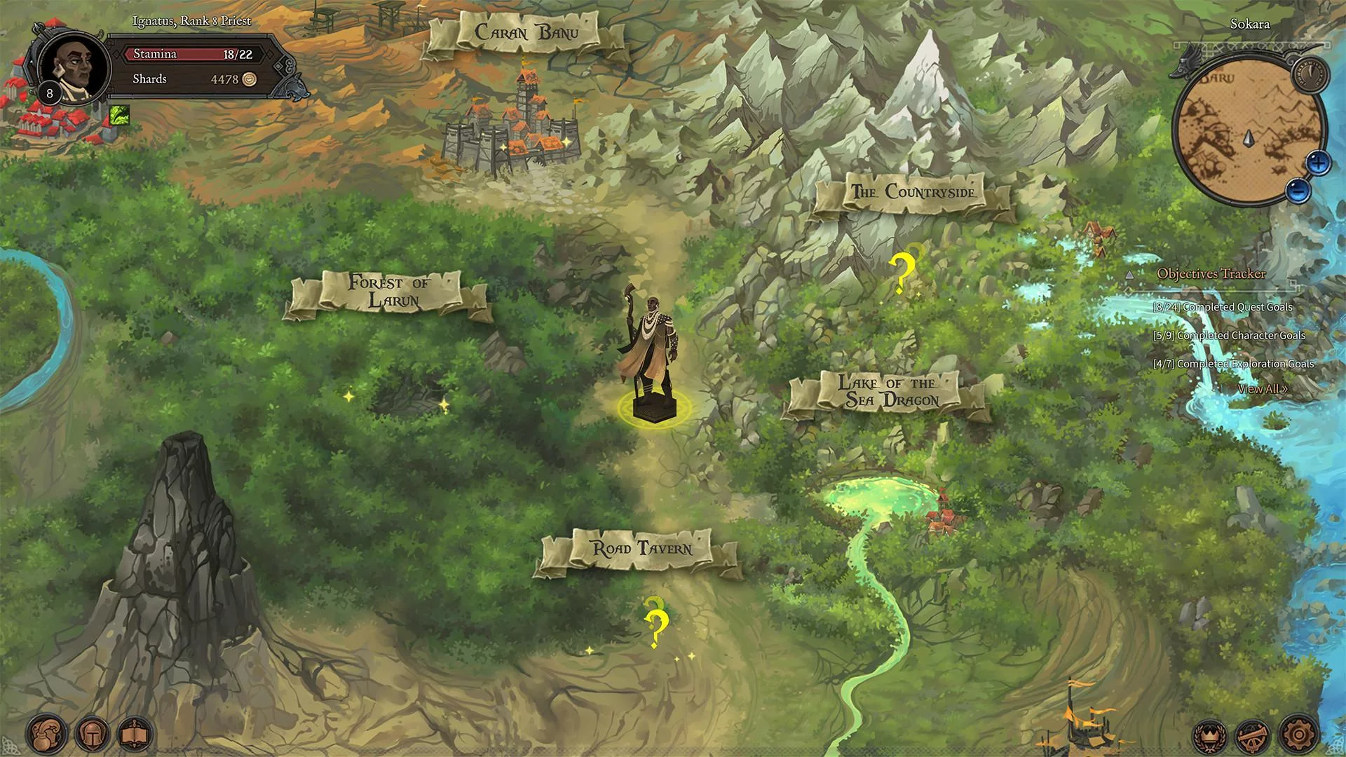 Изображение игры: Fabled Lands Demo