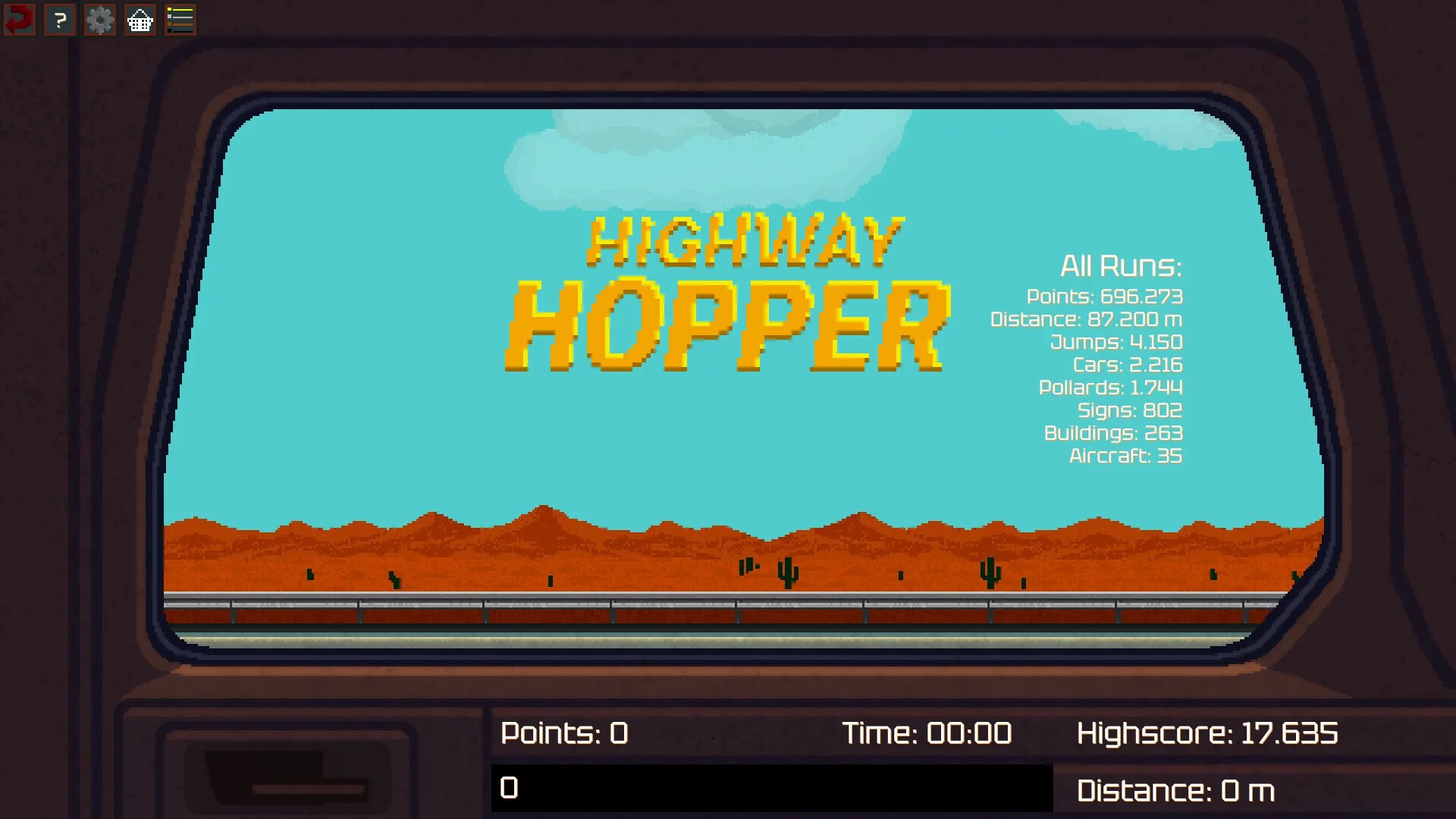 Изображение игры: Highway Hopper
