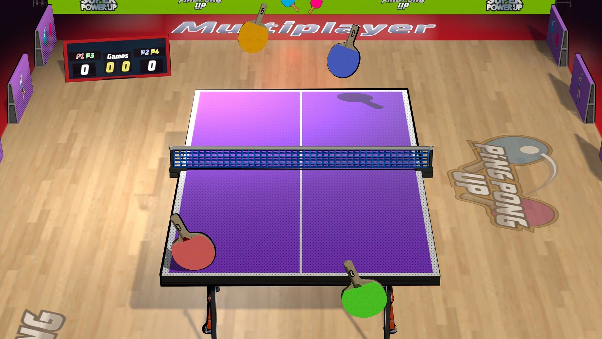 Изображение игры: Ping Pong Up