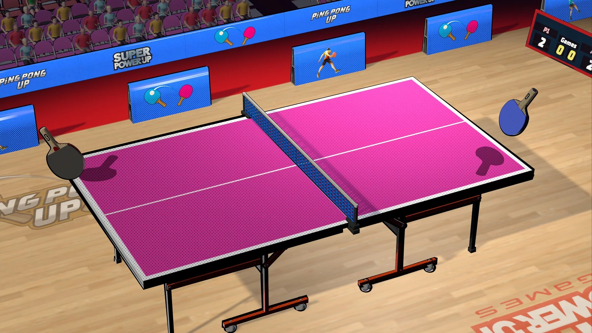 Изображение игры: Ping Pong Up