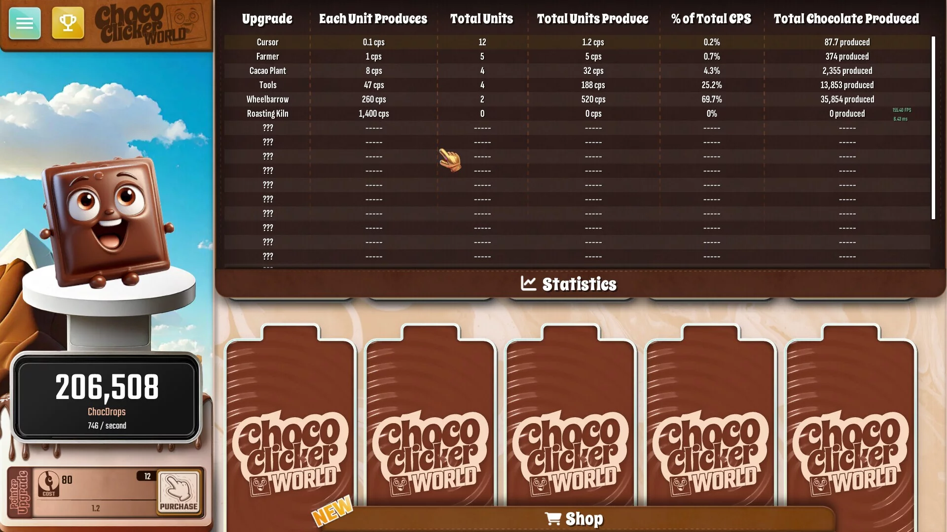 Изображение игры: Choco Clicker World