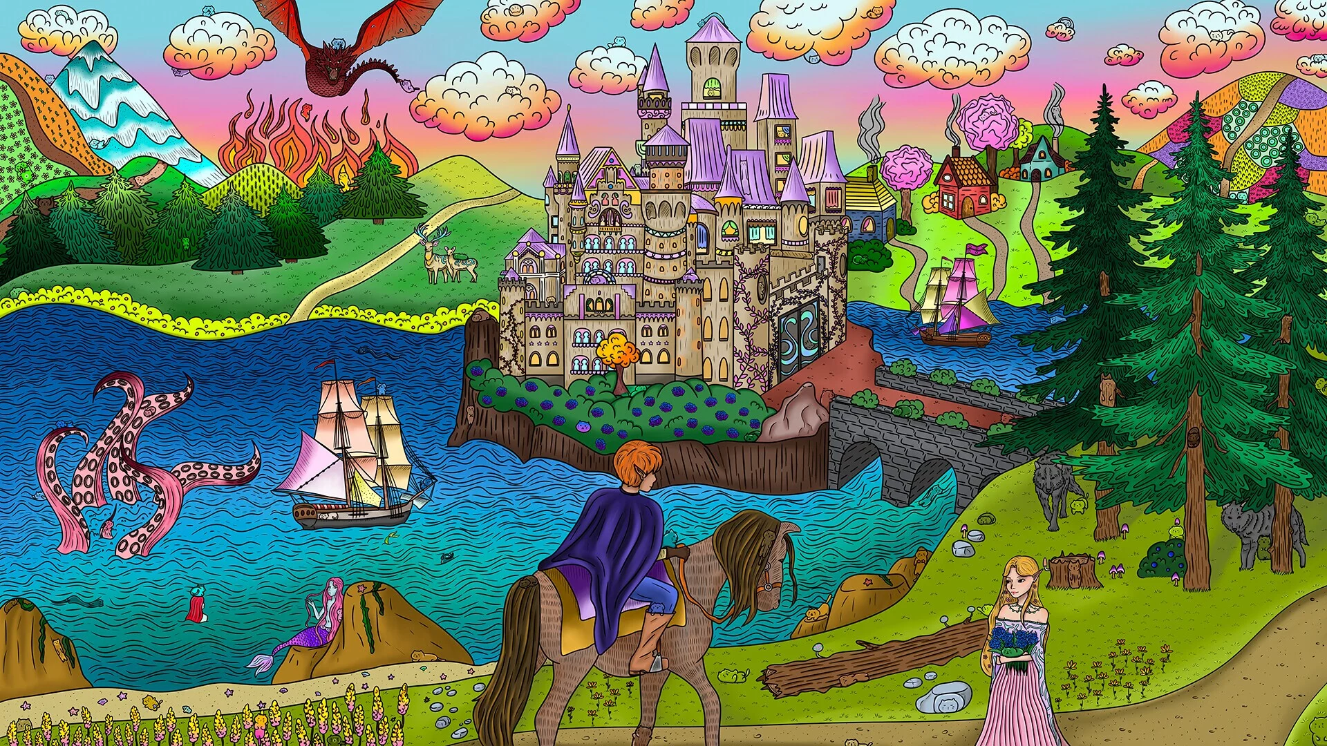 Изображение игры: 100 Fantasy Cats