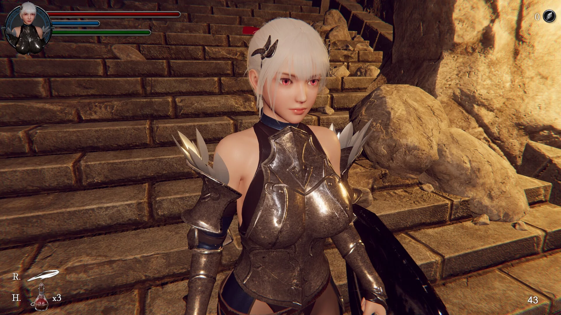 Изображение игры: The Knight Girl And Dungeons