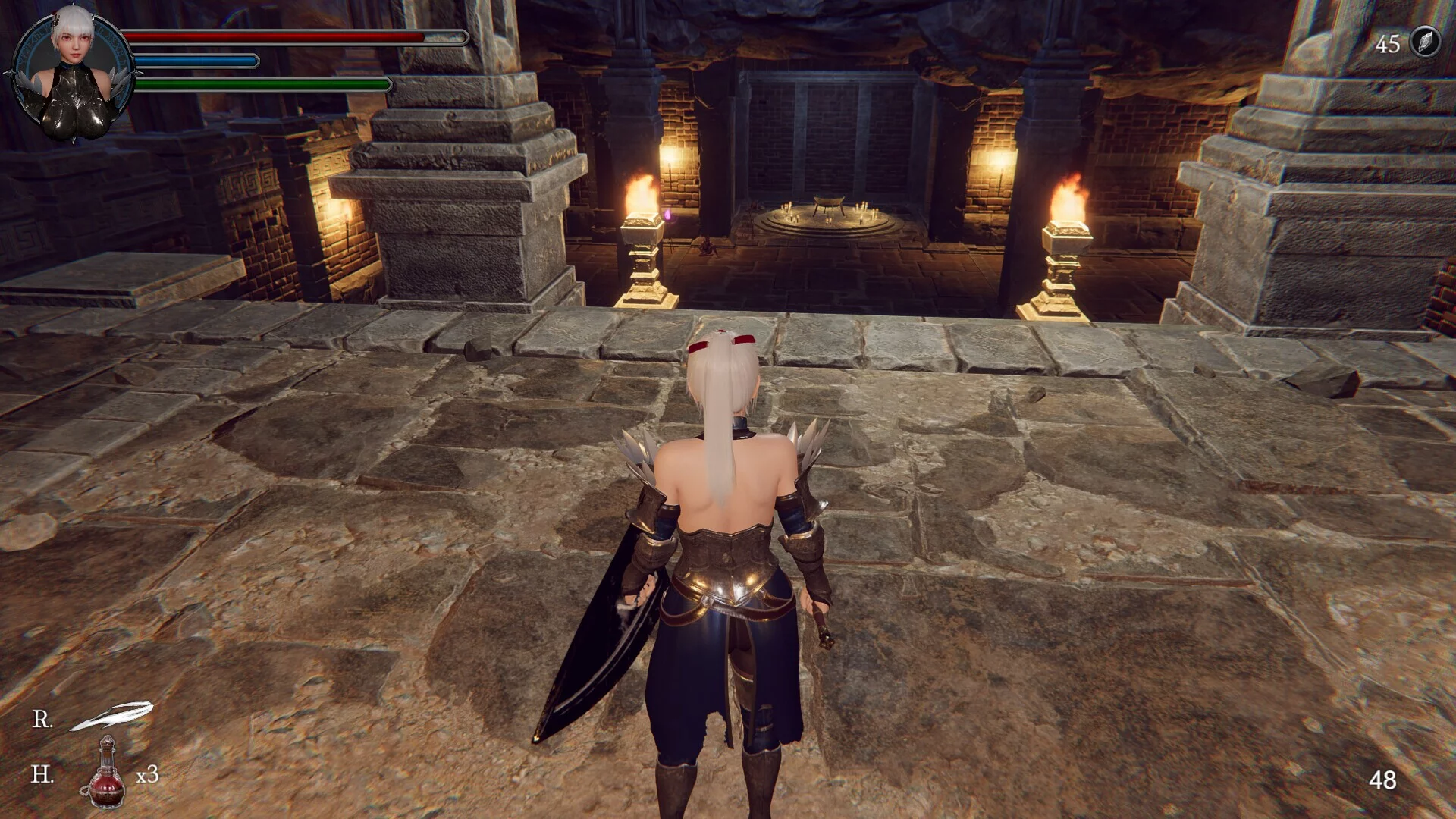 Изображение игры: The Knight Girl And Dungeons