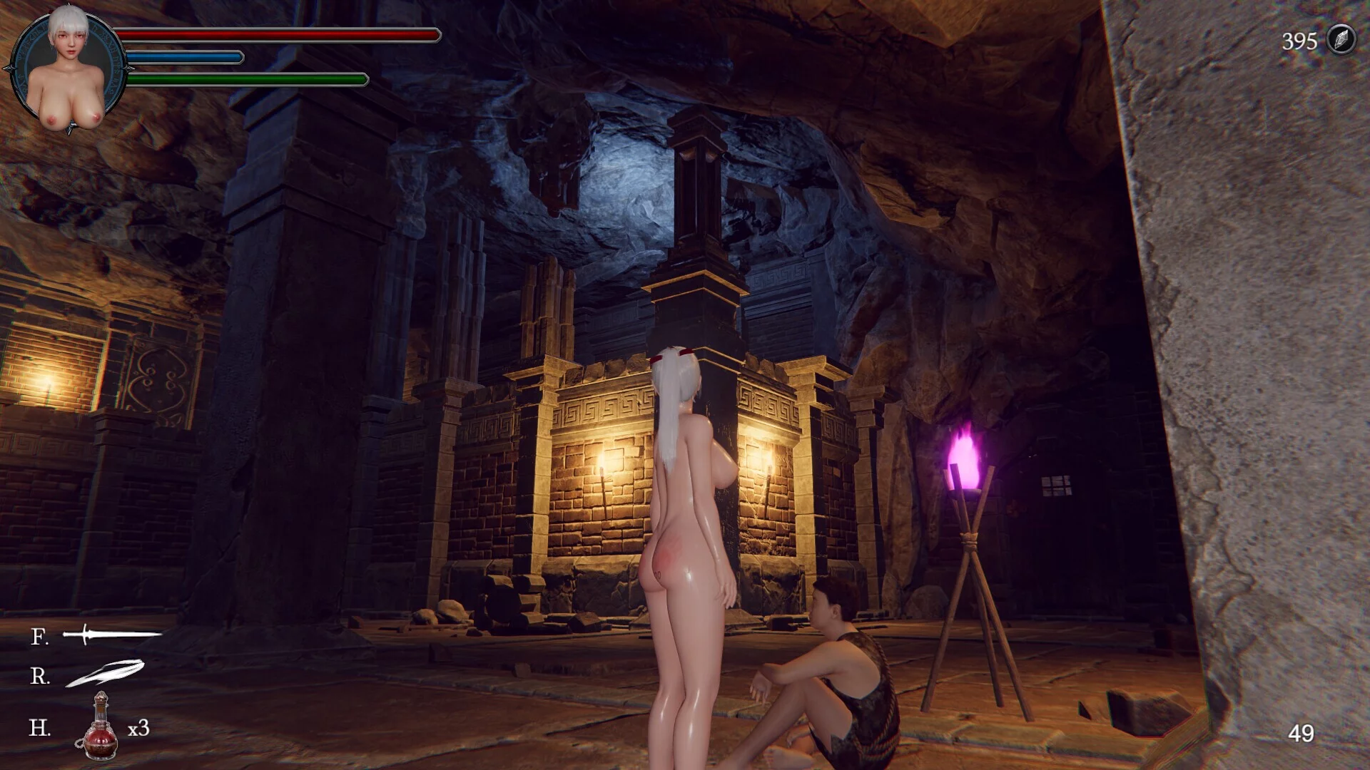 Изображение игры: The Knight Girl And Dungeons