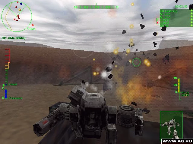 Изображение игры: MechWarrior 3