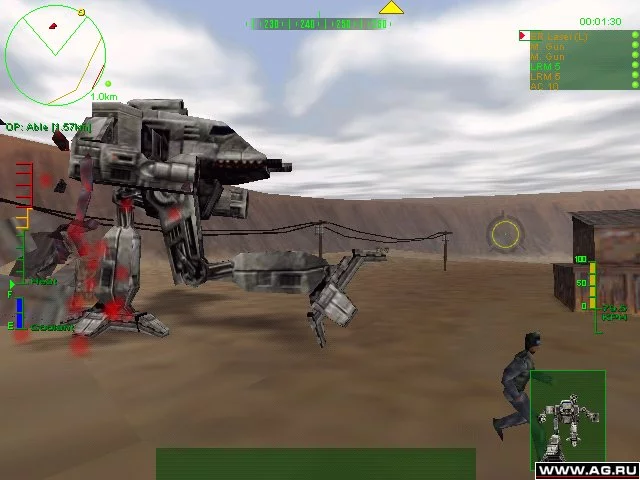 Изображение игры: MechWarrior 3