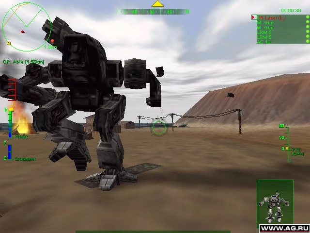 Изображение игры: MechWarrior 3