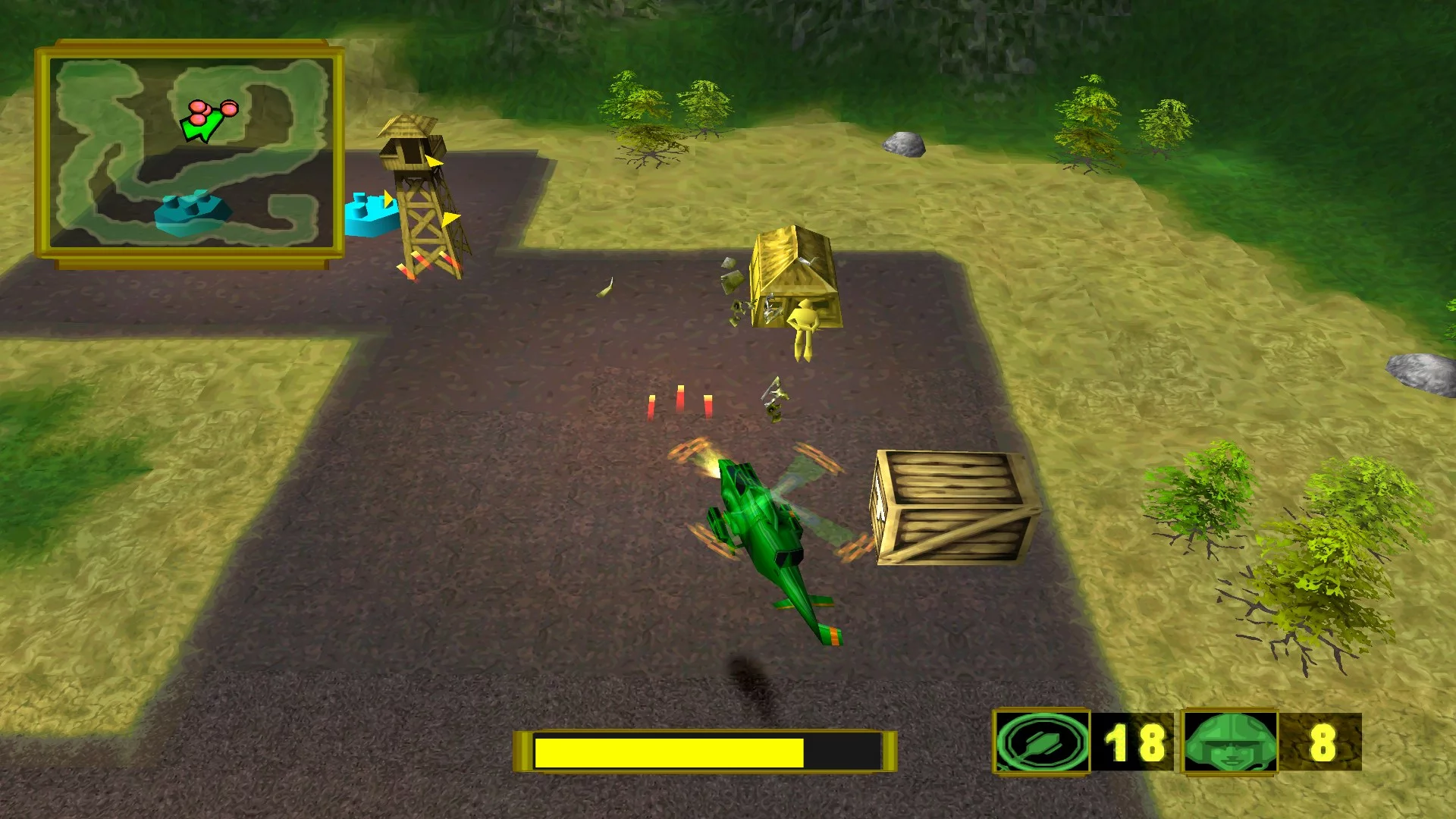 Изображение игры: Army Men: Air Attack 2
