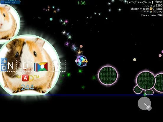 Изображение игры: Nebulous.io