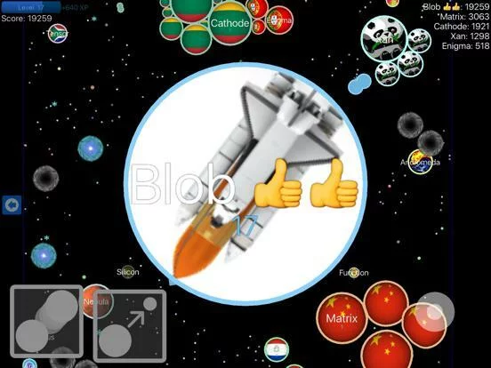 Изображение игры: Nebulous.io