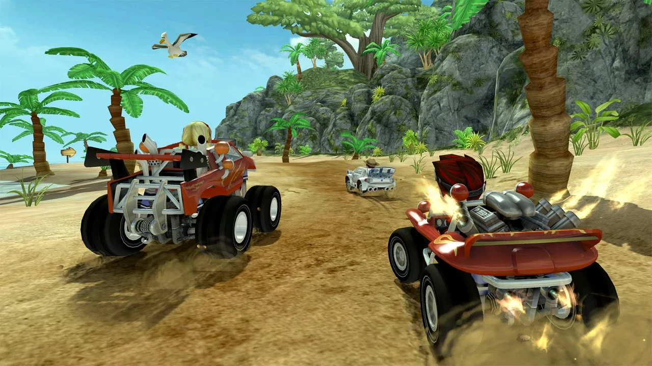 Изображение игры: Beach Buggy Racing