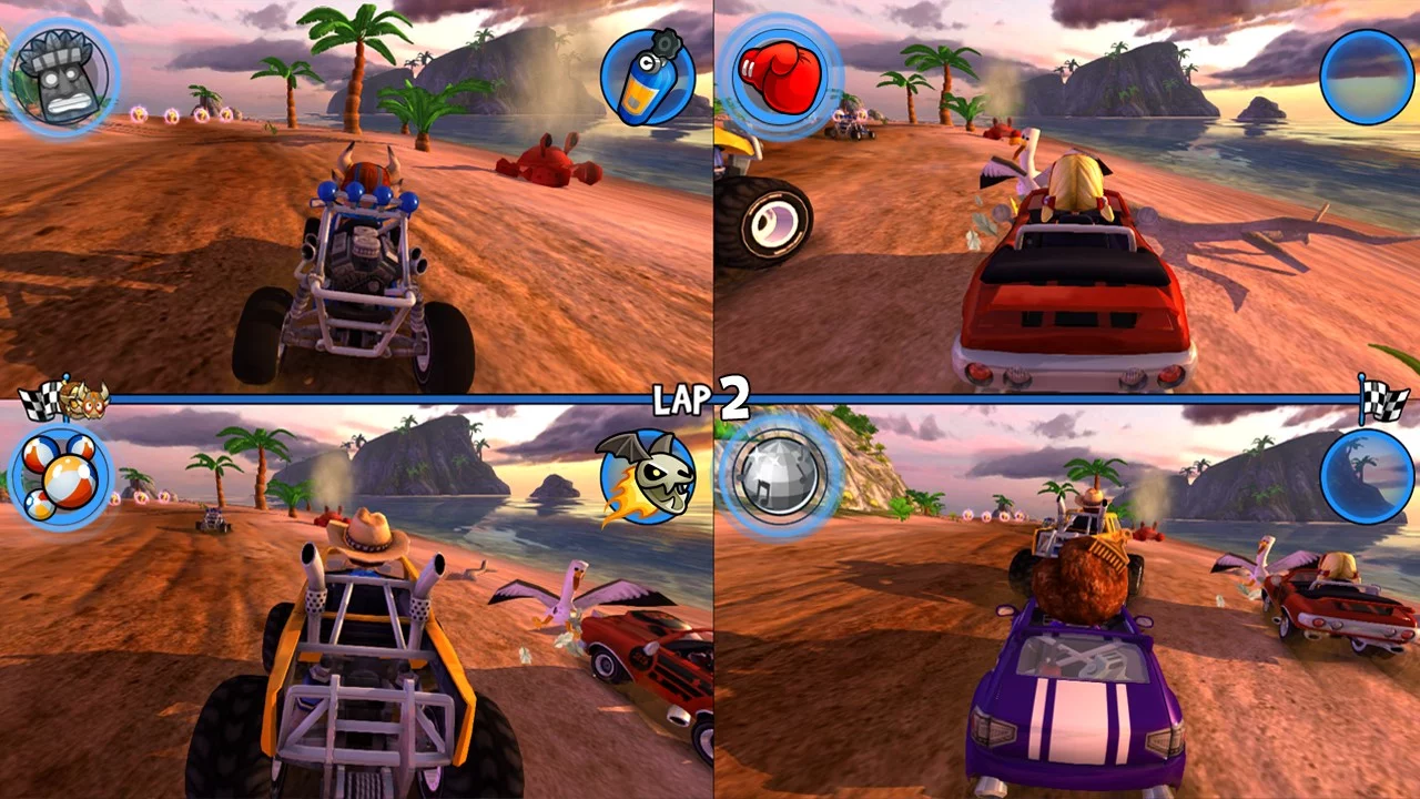 Изображение игры: Beach Buggy Racing