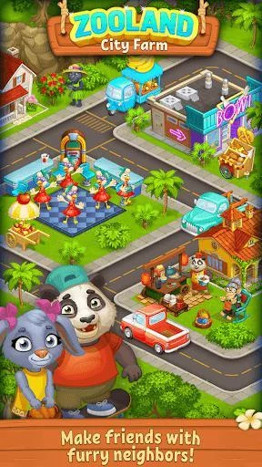 Изображение игры: Farm Zoo: Happy Day in Animal Village and Pet City