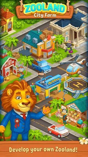 Изображение игры: Farm Zoo: Happy Day in Animal Village and Pet City