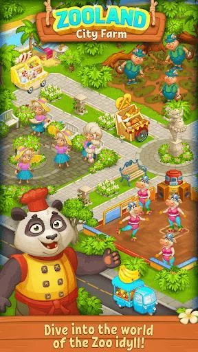 Изображение игры: Farm Zoo: Happy Day in Animal Village and Pet City